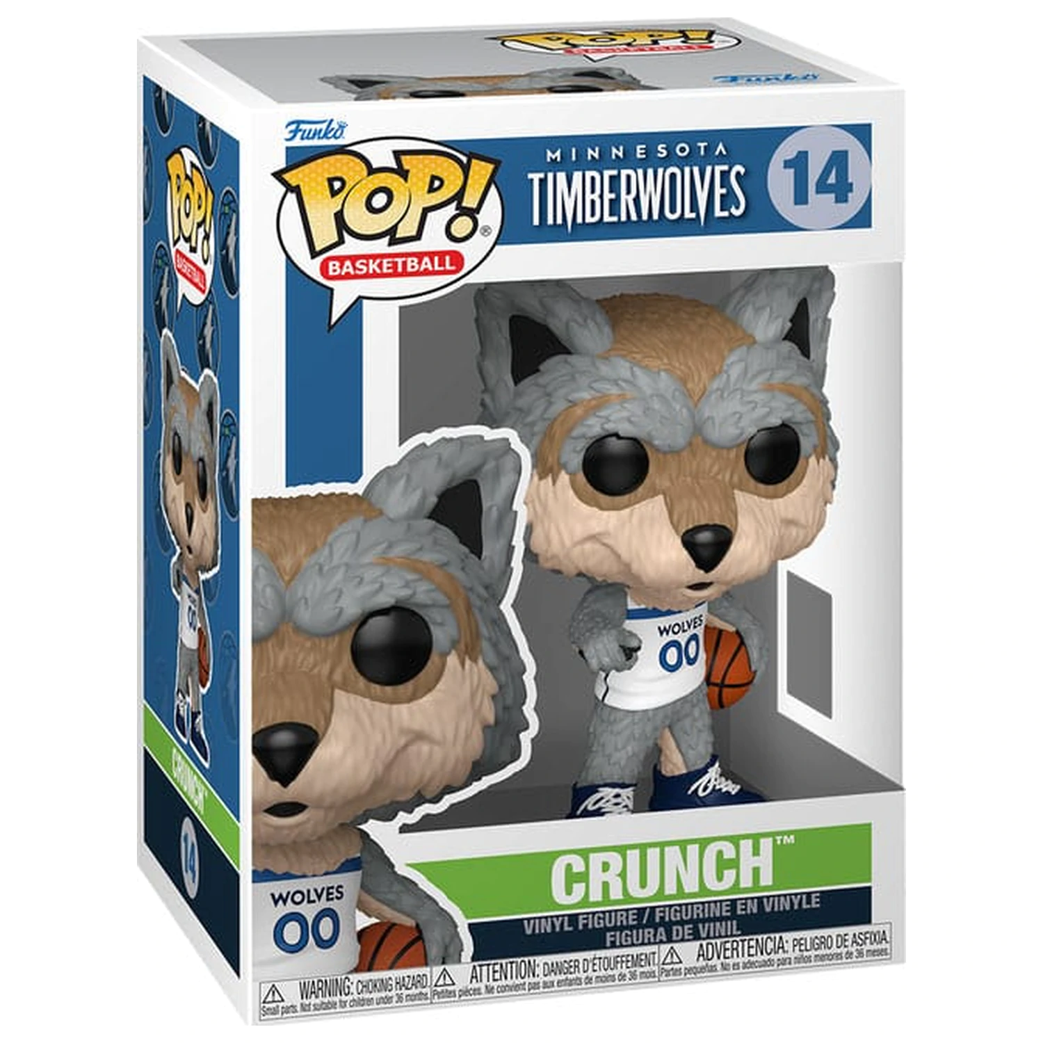 NBA Legends Funko POP! Sports Vinylová figúrka Mascots Wolves - Crunch The Wolf 9 cm produktová fotografia