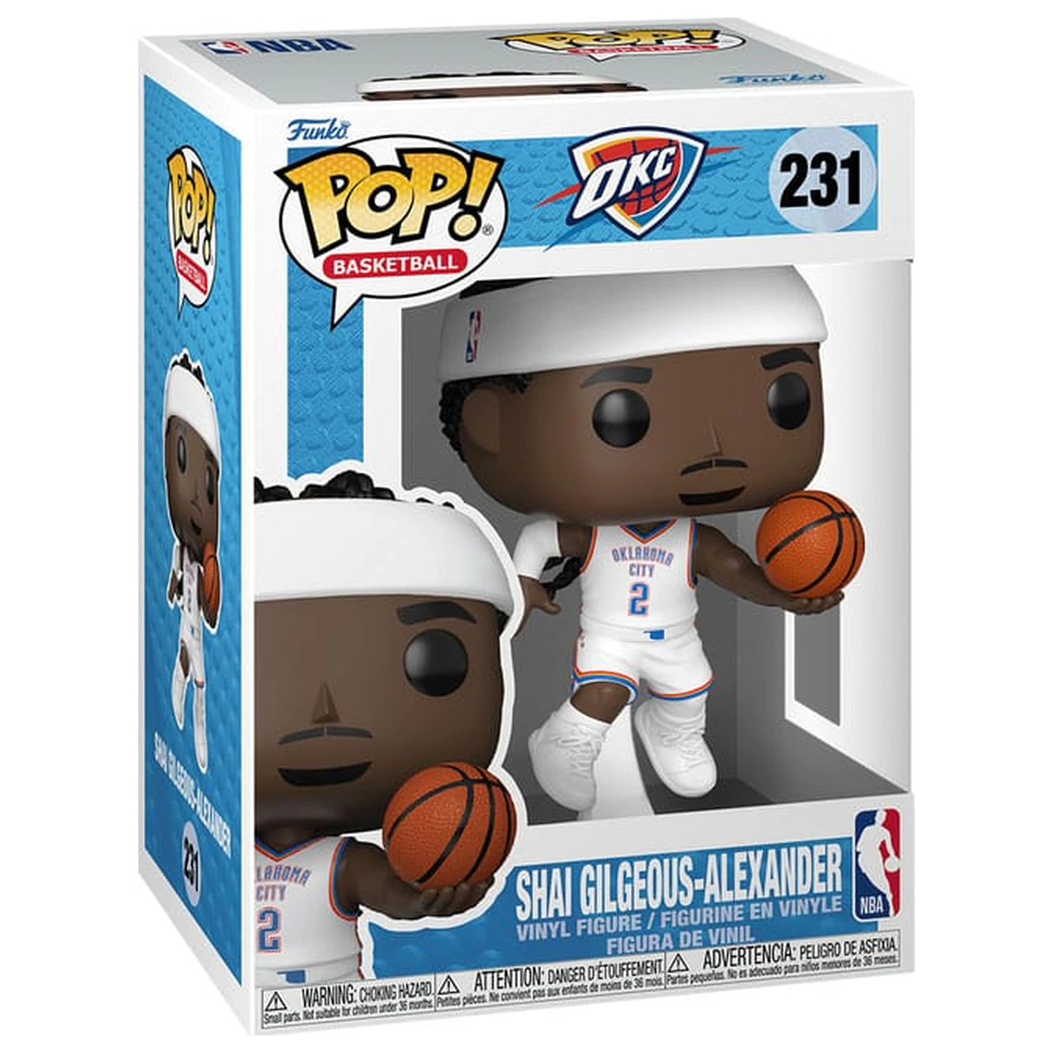 NBA Legends Funko POP! Sports Vinylová figúrka Thunder- SG-A (Home) 9 cm produktová fotografia