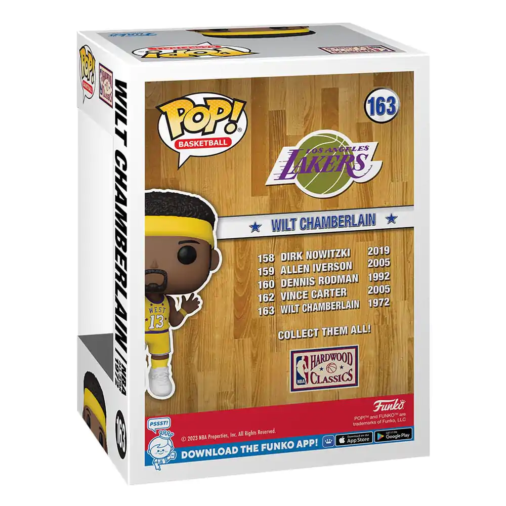 NBA Legends POP! Sports vinyl figúrka Wilt Chamberlain (1973) 9 cm termékfotó