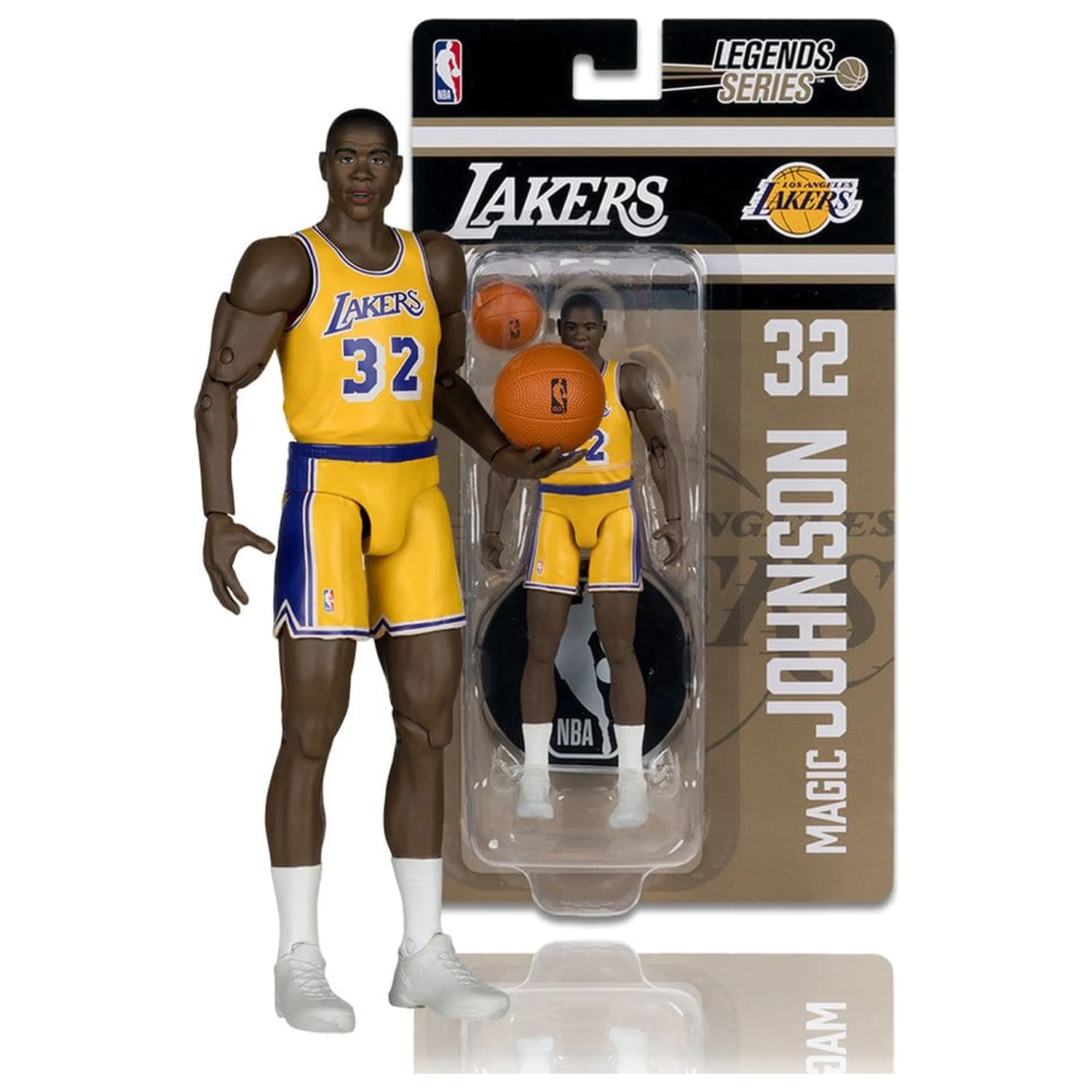NBA Legends Series akčná figúrka Earvin "Magic" Johnson (Los Angeles Lakers) 15 cm produktová fotografia