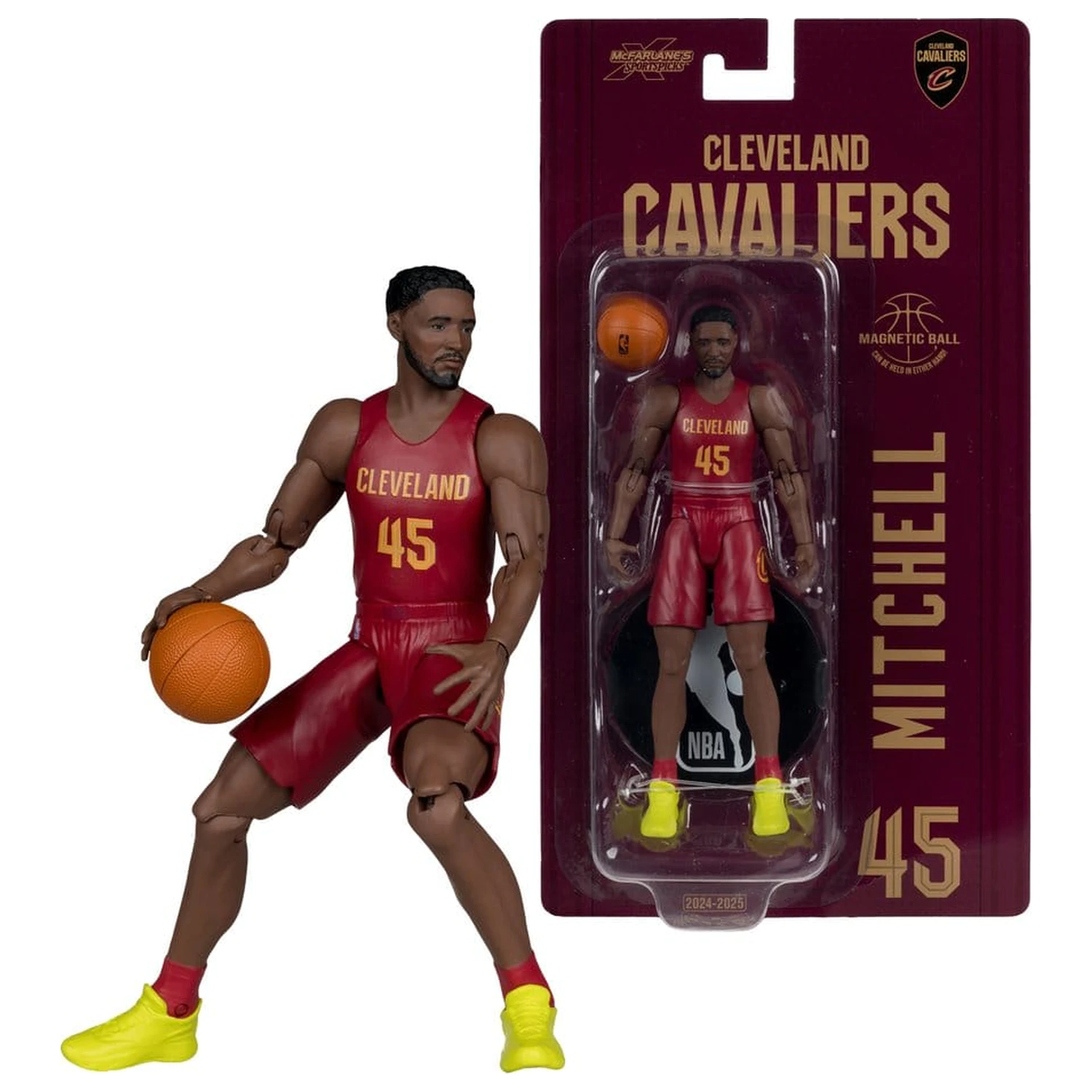 NBA SportsPicks akčná figúrka Donovan Mitchell (Cleveland Cavaliers) 15 cm produktová fotografia