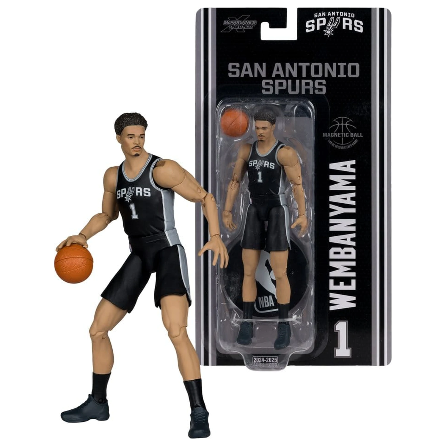 NBA SportsPicks Action Figure Victor Wembanyama (San Antonio Spurs) 17 cm produktová fotografia