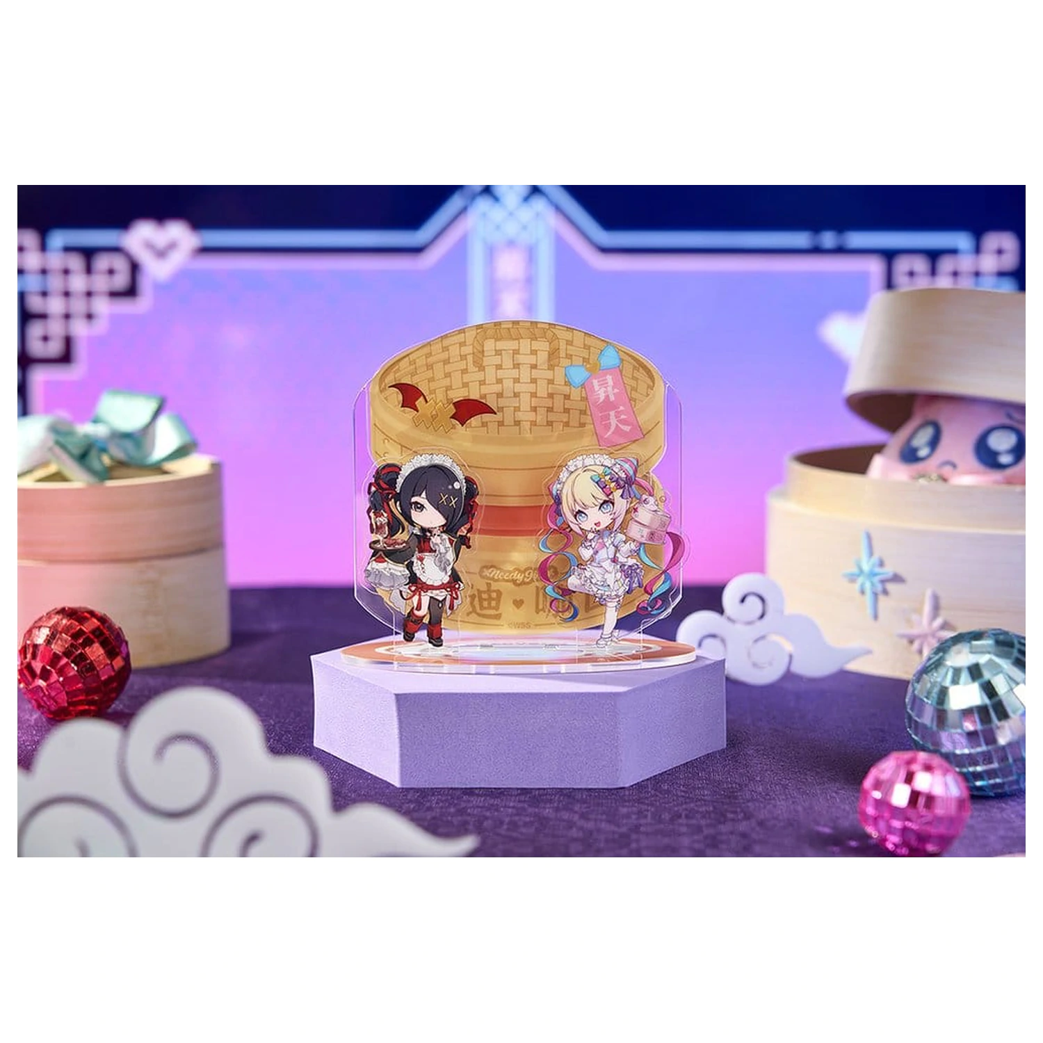 Needy Streamer Overload Needy Streamer Chinese Restaurant Series Akrylové diorama Chibi produktová fotografia