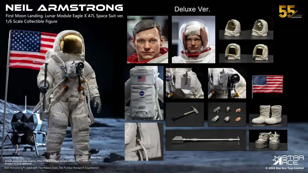 Neil Armstrong Action Figure 1/6 Neil Armstrong Deluxe Version 30 cm termékfotó