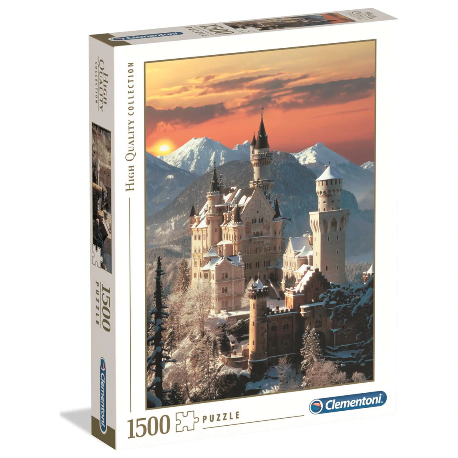 Germany Neuschwanstein 1500-dielne puzzle produktová fotografia