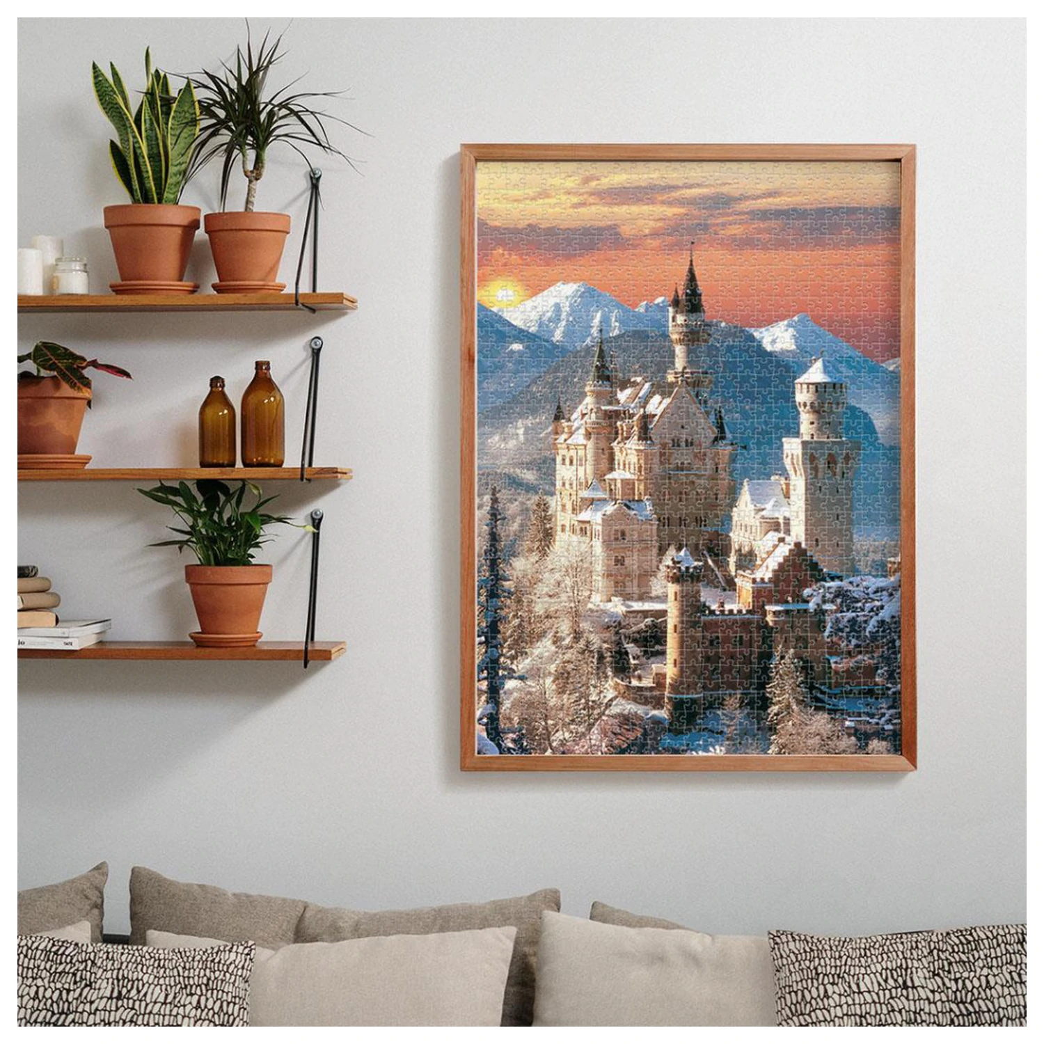 Germany Neuschwanstein 1500-dielne puzzle produktová fotografia