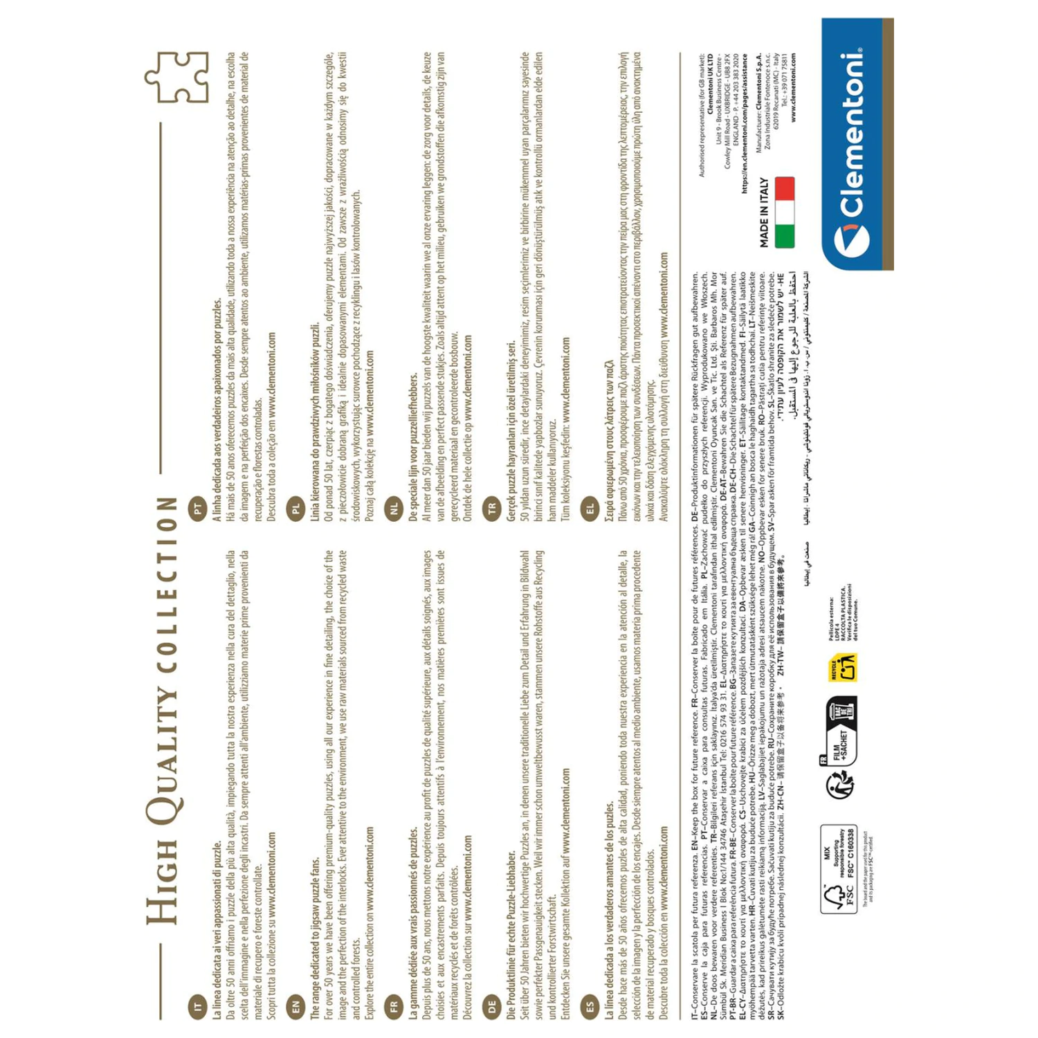 Germany Neuschwanstein 1500-dielne puzzle produktová fotografia