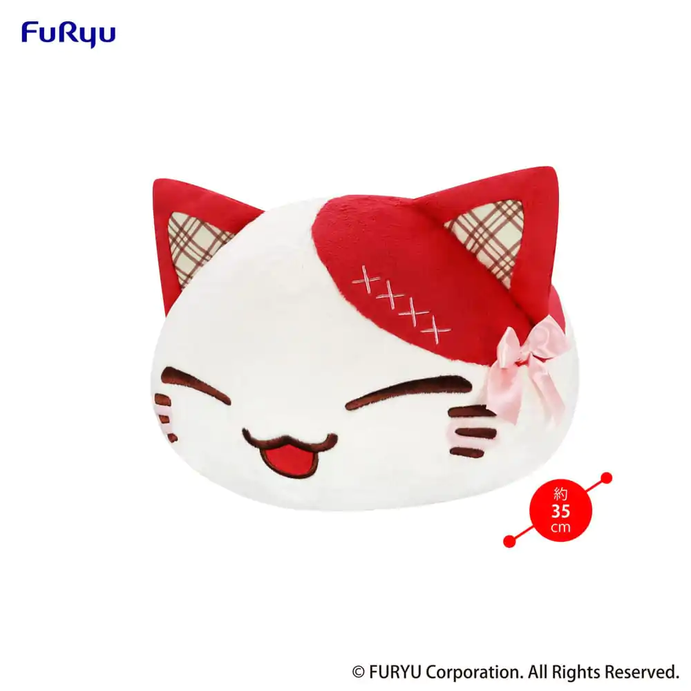 Nemuneko Cat Sweet Veľká plyšová figúrka Red 35 cm produktová fotografia