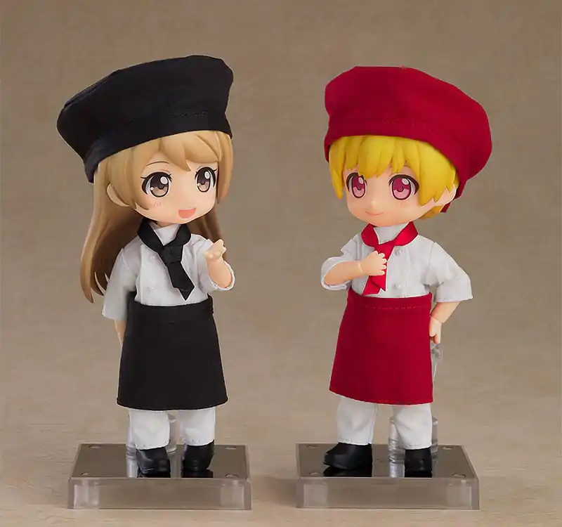 Nendoroid Príslušenstvo pre Nendoroid Doll figúrky sada oblečenia: Pastry Chef (Red) produktová fotografia