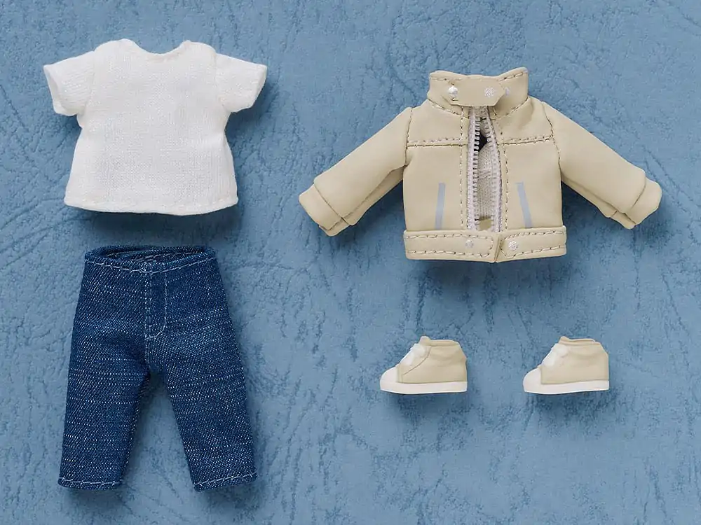 Sada oblečenia pre Nendoroid Doll Figures: Kožená bunda (Ivory) produktová fotografia