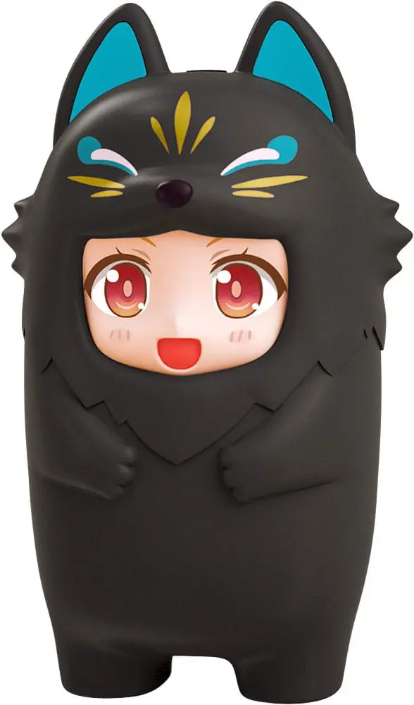 Nendoroid More Puzdro na tvárové časti Kigurumi pre figúrky Nendoroid Black Kitsune 10 cm produktová fotografia