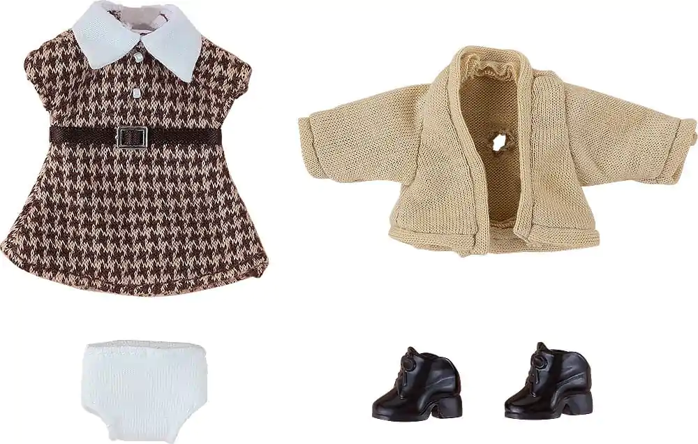 Nendoroid Príslušenstvo pre Nendoroid Doll figúrky Súprava oblečenia: Campus Outfit Girl (Beige) produktová fotografia