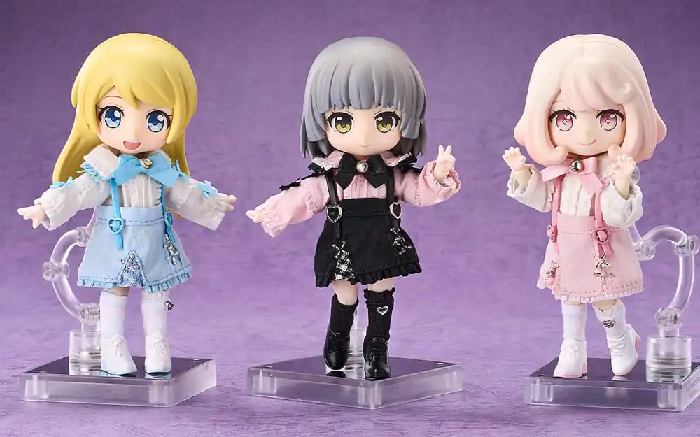 Nendoroid Accessories for Nendoroid Doll Figures Súprava oblečenia: Suspender Skirt Set (biela & ružová) produktová fotografia