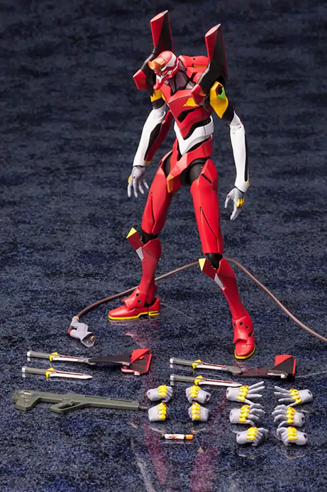 Neon Genesis Evangelion plastová stavebnica 1/400 Unit 02 19 cm produktová fotografia