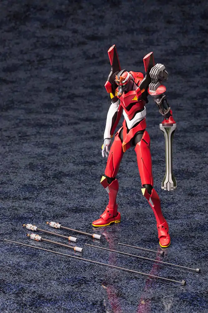 Neon Genesis Evangelion plastová stavebnica 1/400 Unit 02 19 cm produktová fotografia