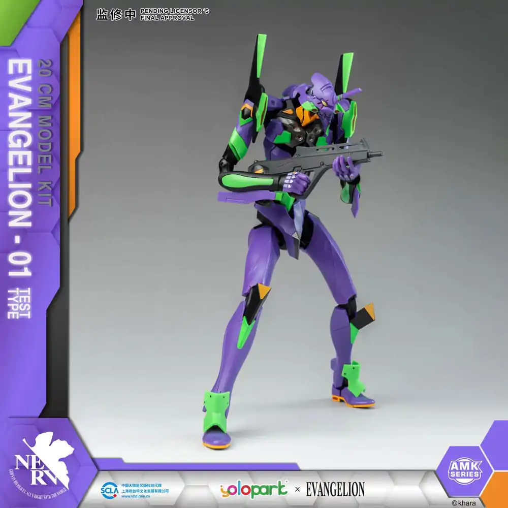 Neon Genesis Evangelion AMK Series Plastický model stavebnice Eva-01 20 cm termékfotó