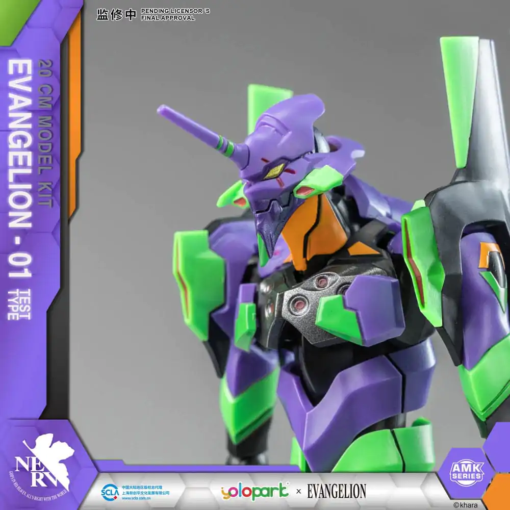 Neon Genesis Evangelion AMK Series Plastický model stavebnice Eva-01 20 cm termékfotó