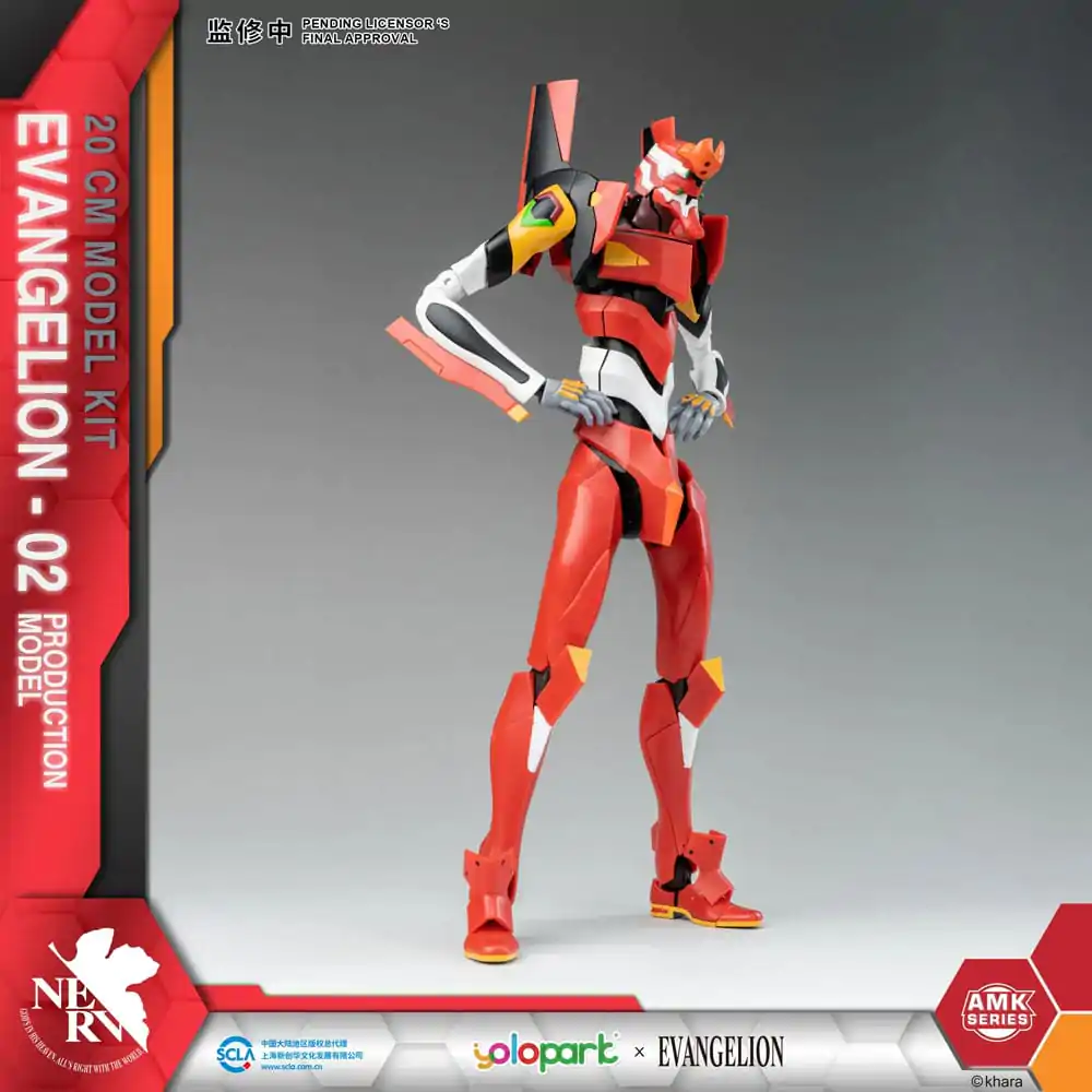 Neon Genesis Evangelion AMK Series Plastic Model Kit Eva-02 20 cm termékfotó