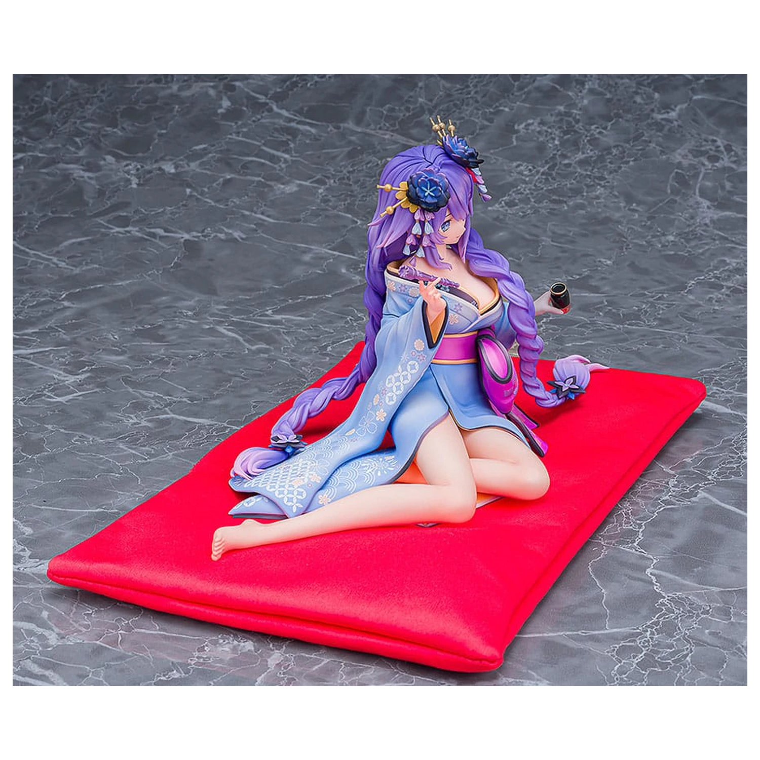 Neptunia x Senran Kagura socha 1/7 Purple Heart Kimono Ver. 13 cm produktová fotografia