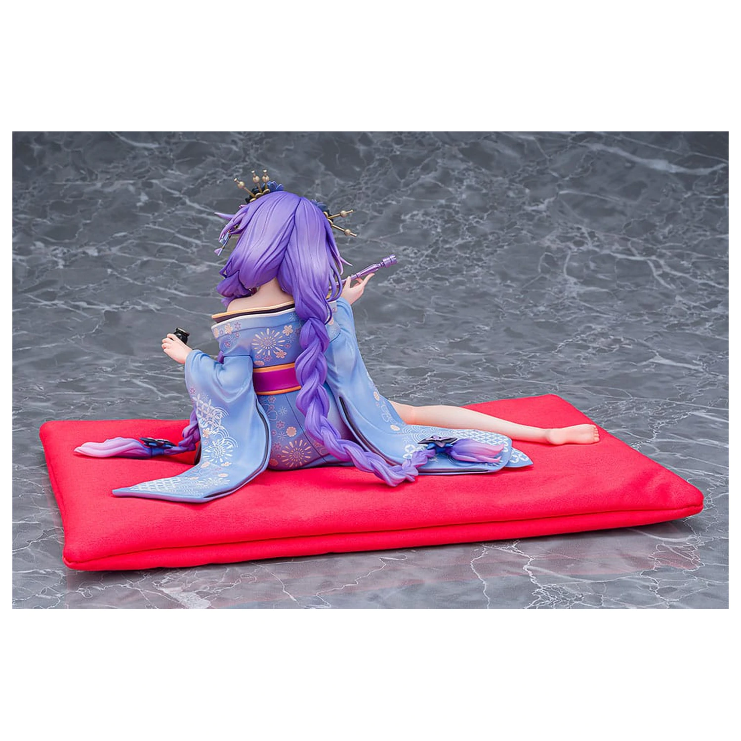 Neptunia x Senran Kagura socha 1/7 Purple Heart Kimono Ver. 13 cm produktová fotografia