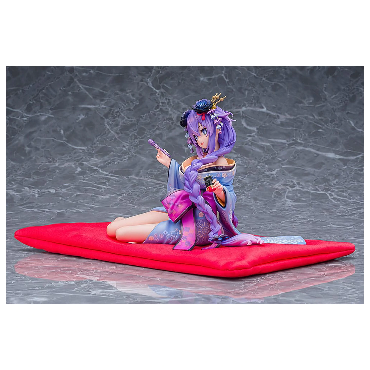 Neptunia x Senran Kagura socha 1/7 Purple Heart Kimono Ver. 13 cm produktová fotografia