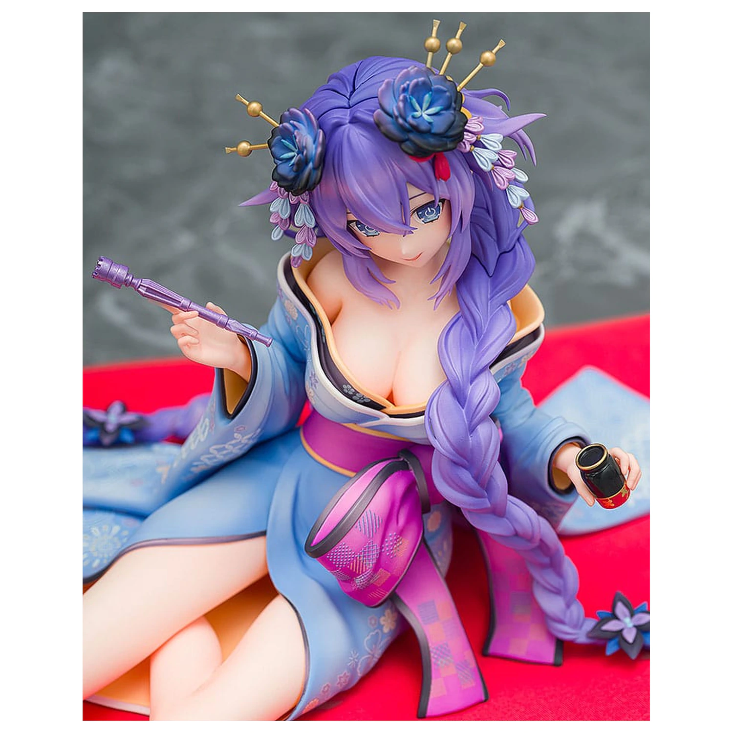 Neptunia x Senran Kagura socha 1/7 Purple Heart Kimono Ver. 13 cm produktová fotografia
