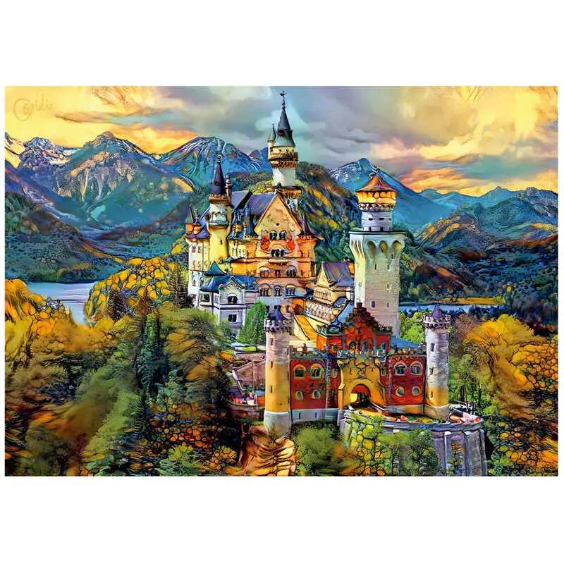 Puzzle Neuschwanstein Castle 1000 dielikov produktová fotografia