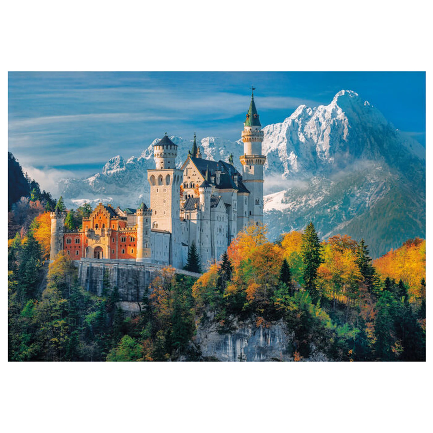 Neuschwanstein Castle puzzle 500 kusov produktová fotografia