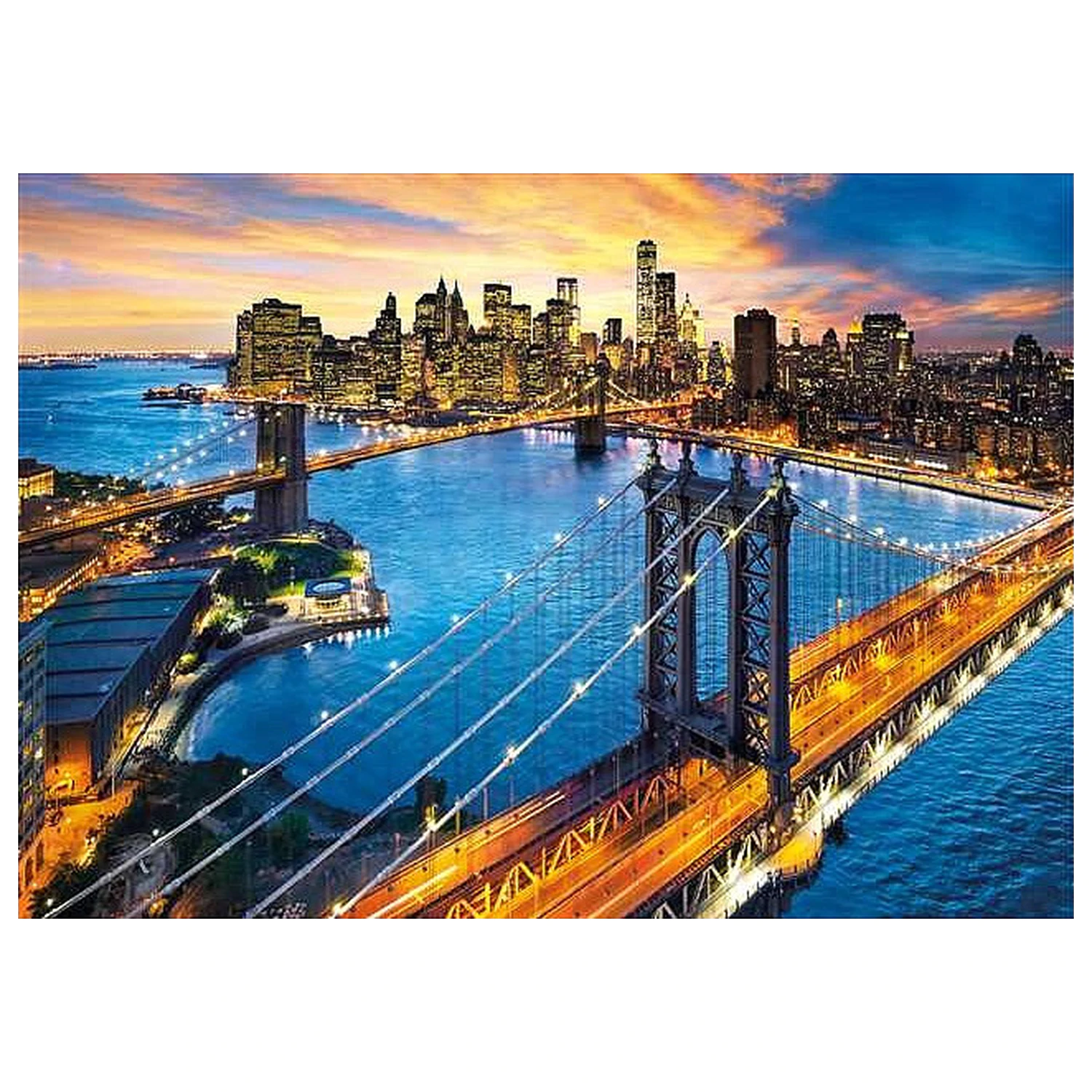 New York Bridges 3000-dielne puzzle produktová fotografia