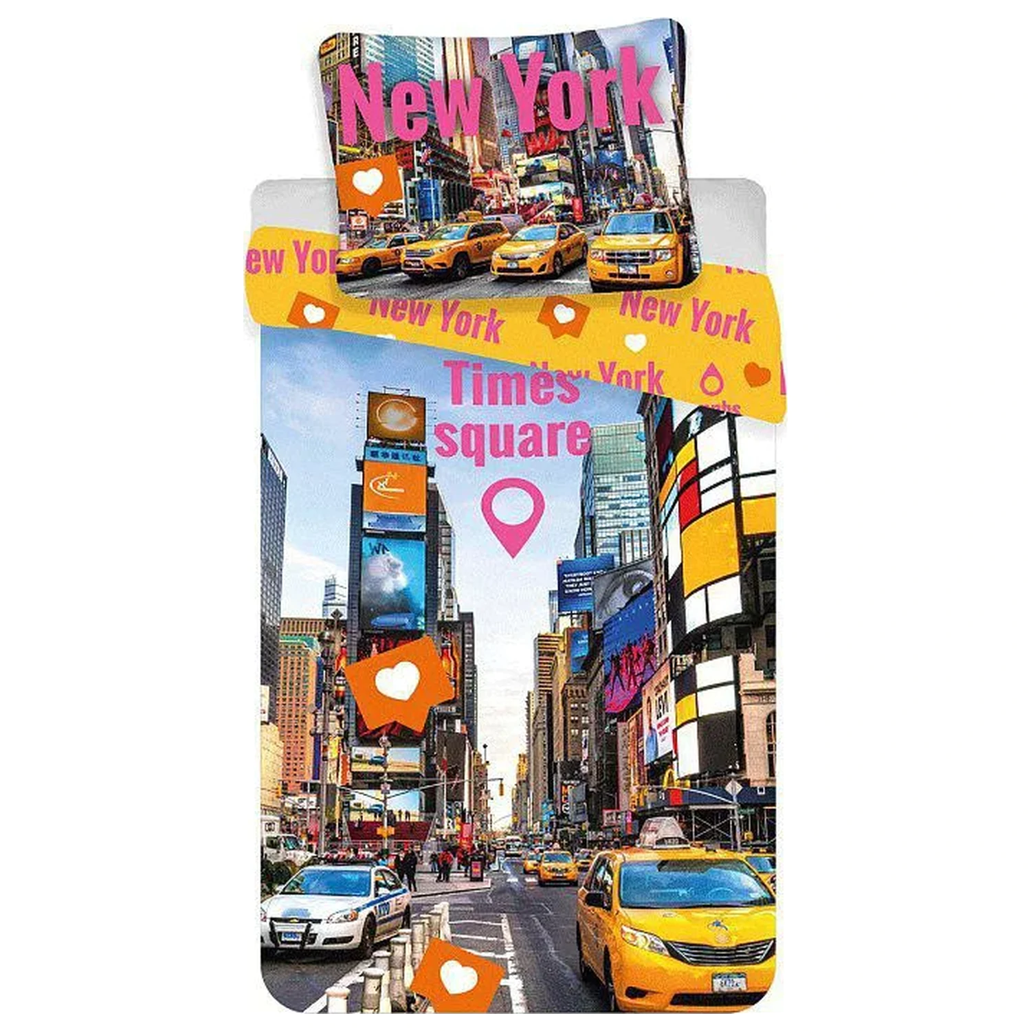New York Times Square obliečka na prikrývku produktová fotografia