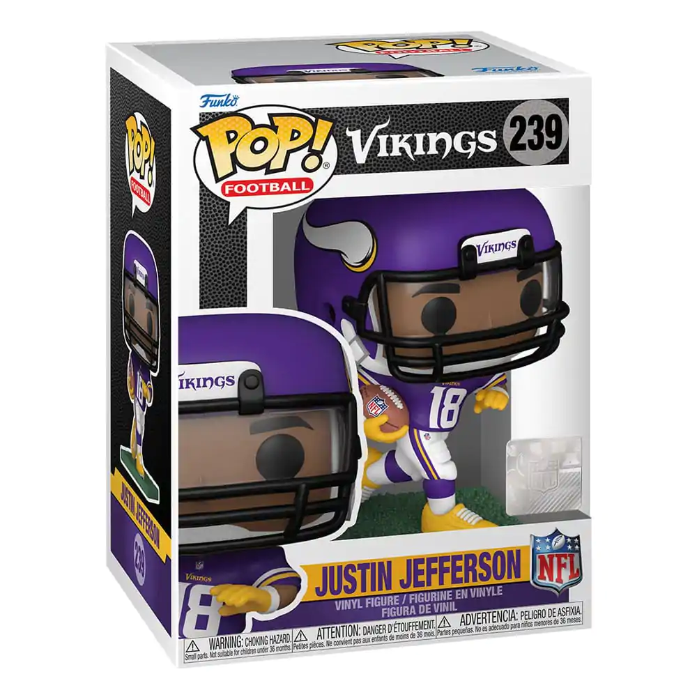 NFL POP! Football Vinylová figúrka Vikings - Justin Jefferson 9 cm termékfotó