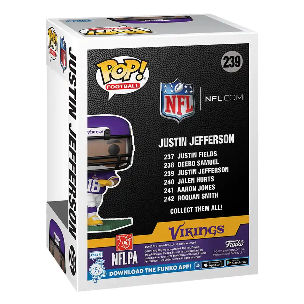 NFL POP! Football Vinylová figúrka Vikings - Justin Jefferson 9 cm termékfotó