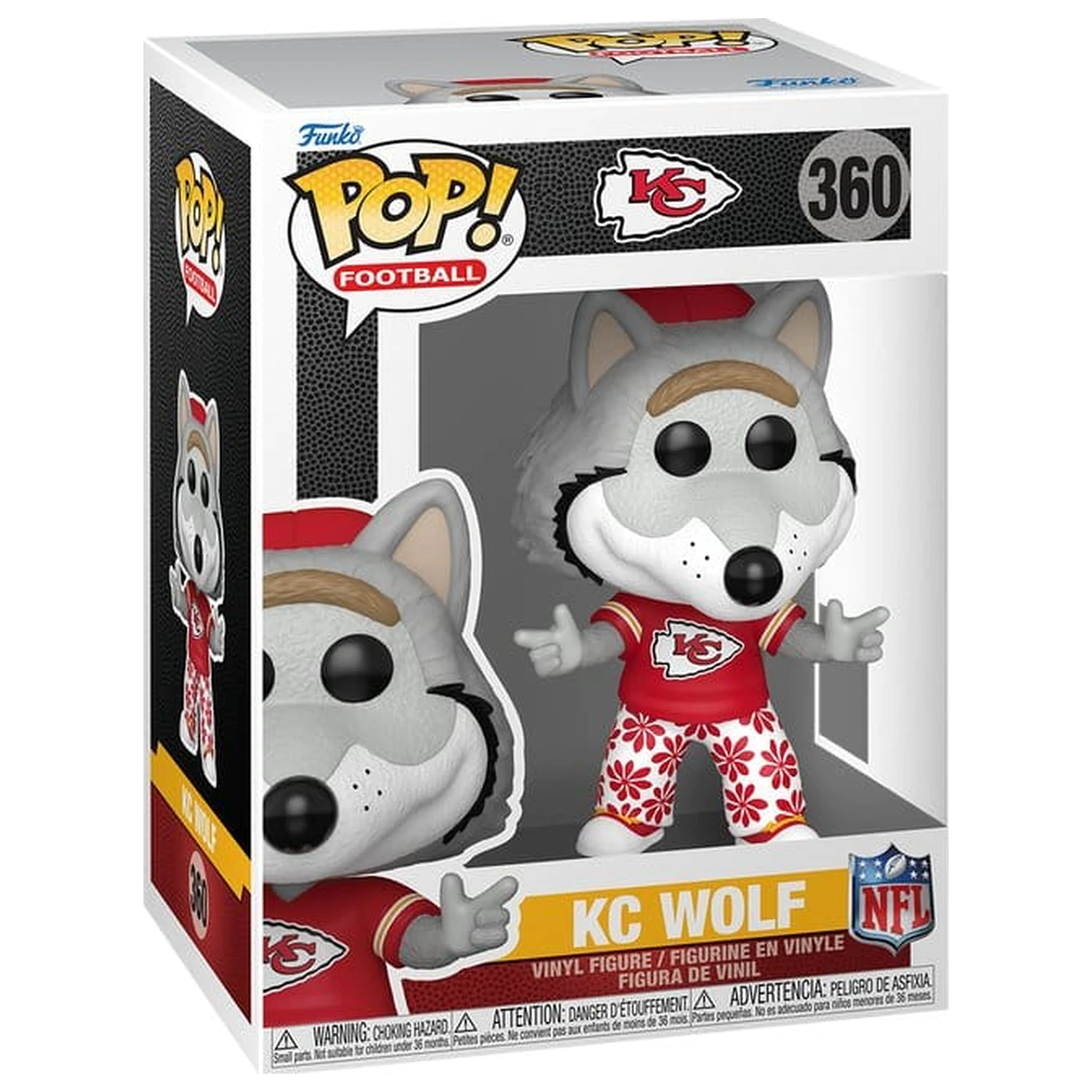 NFL Funko POP! Vinylová figúrka Mascots: Chiefs- Wolf 9 cm produktová fotografia