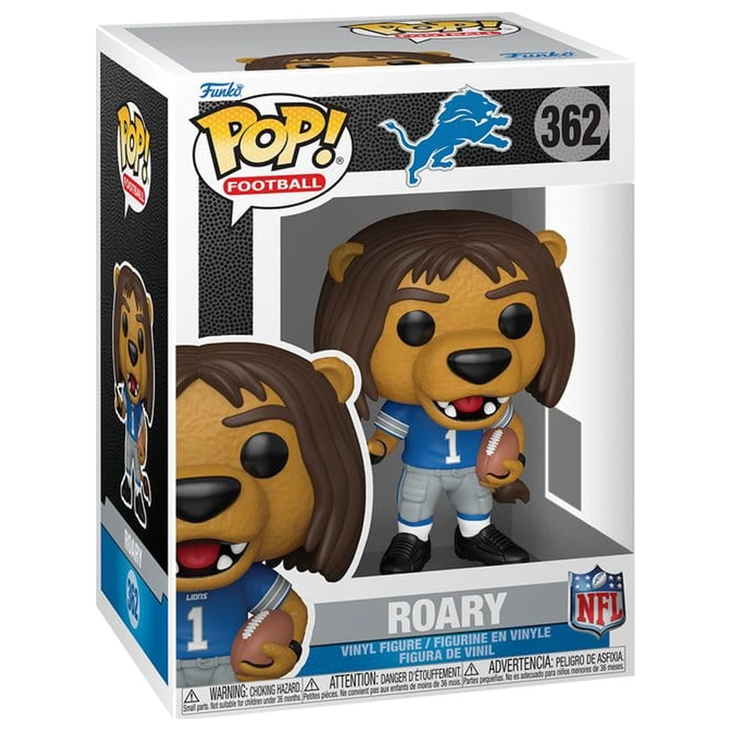 NFL Funko POP! Vinylová figúrka Mascots: Lions - Roary 9 cm produktová fotografia