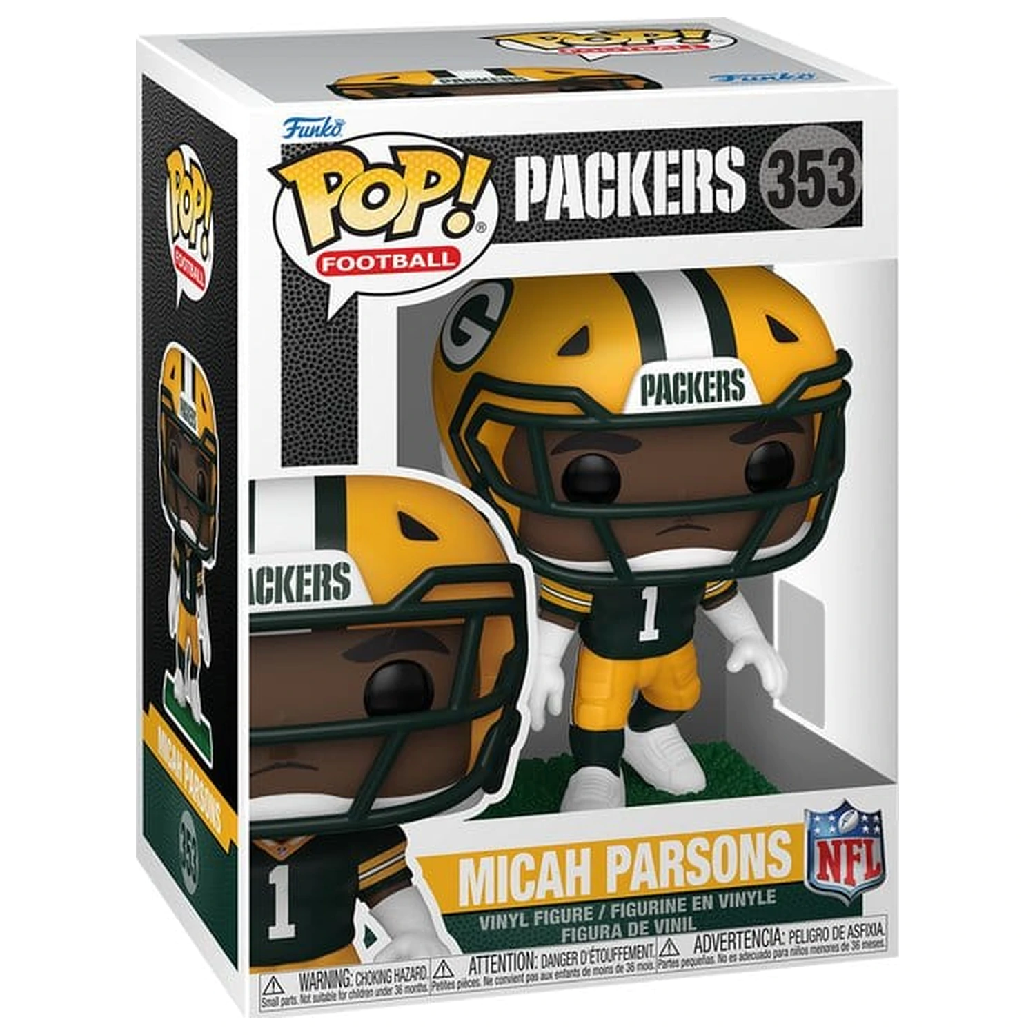 NFL Funko POP! Vinylová figúrka : Packers - Micah Parsons 9 cm produktová fotografia