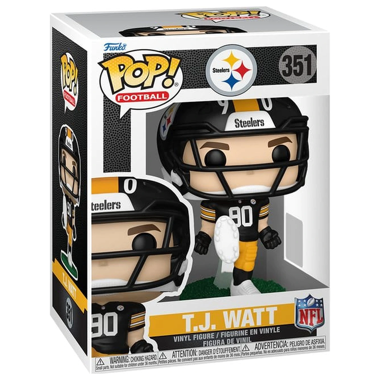 NFL Funko POP! Vinylová figúrka : Steelers- T.J. Watt 9 cm produktová fotografia