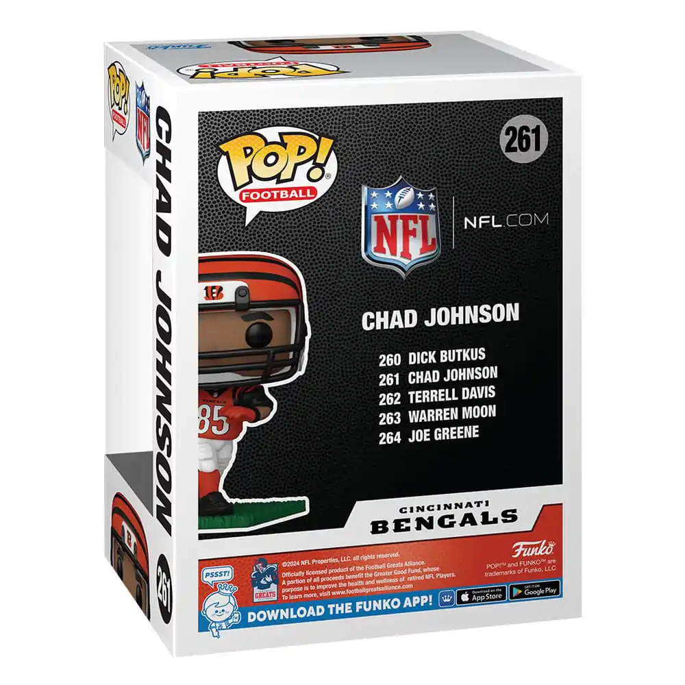 NFL: Legends Funko POP! Sports Vinilová figúrka Bengals - Chad Johnson (85) 9 cm termékfotó