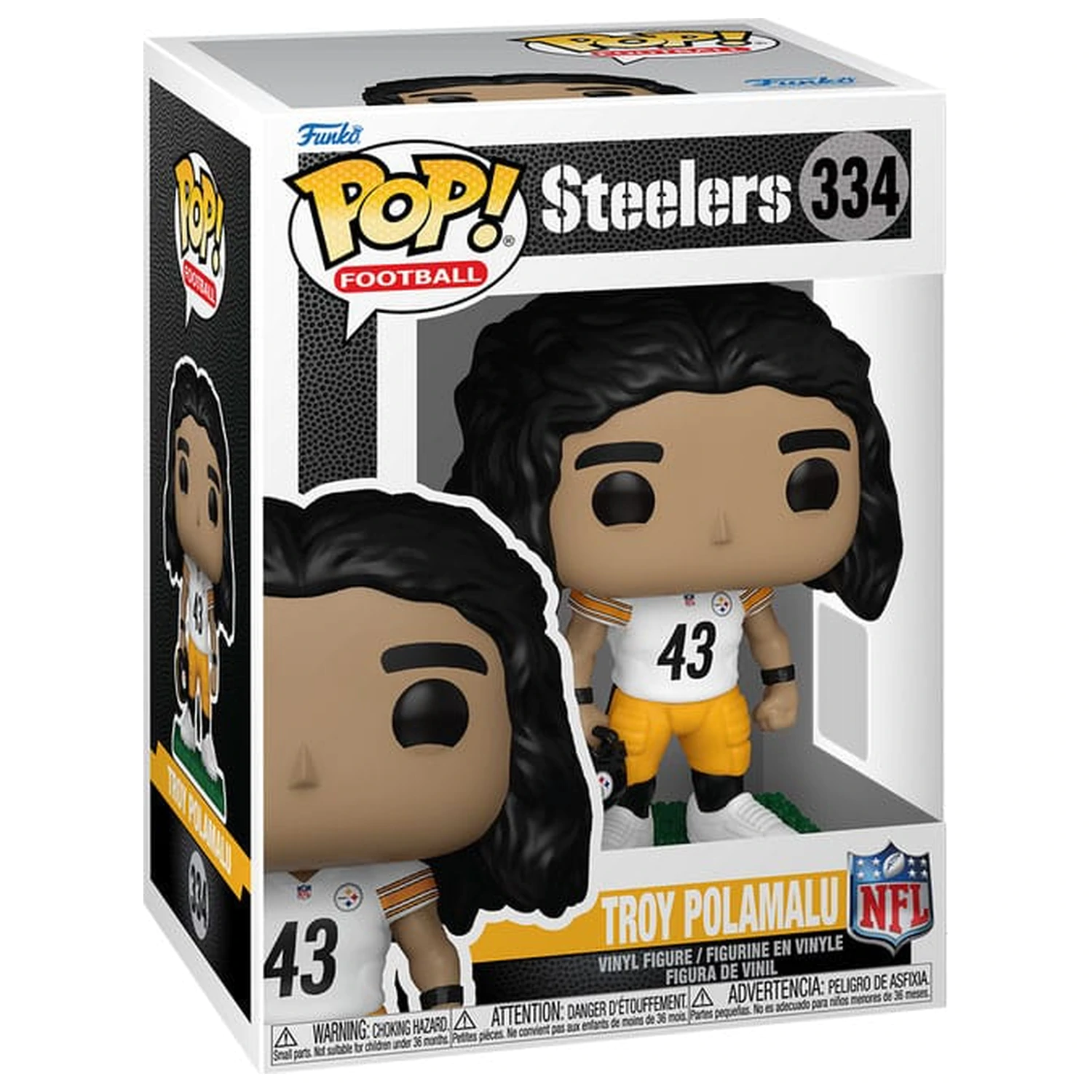 NFL: Legends Funko POP! Sports Vinyl Figure Legends- Troy Polamalu (Steelers) 9 cm produktová fotografia