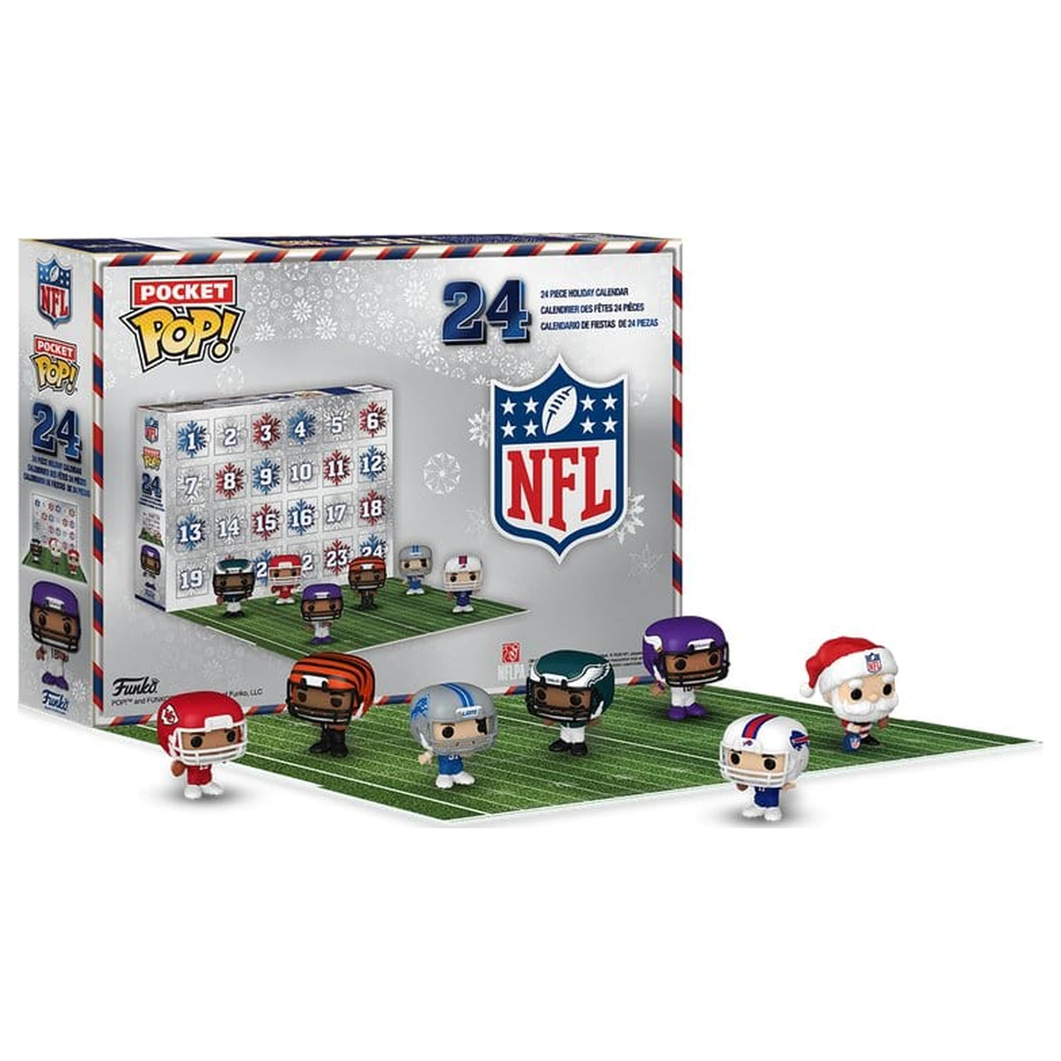 NFL Pocket Funko POP! 24-dňový odpočítavací adventný kalendár produktová fotografia