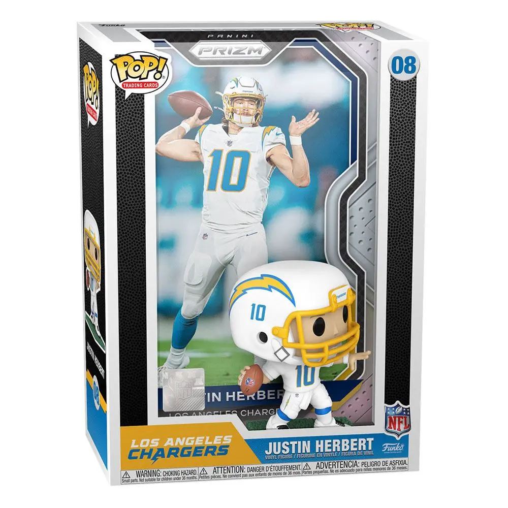 NFL Trading Card POP! Football Vinyl Figúrka Justin Herbert 9 cm termékfotó