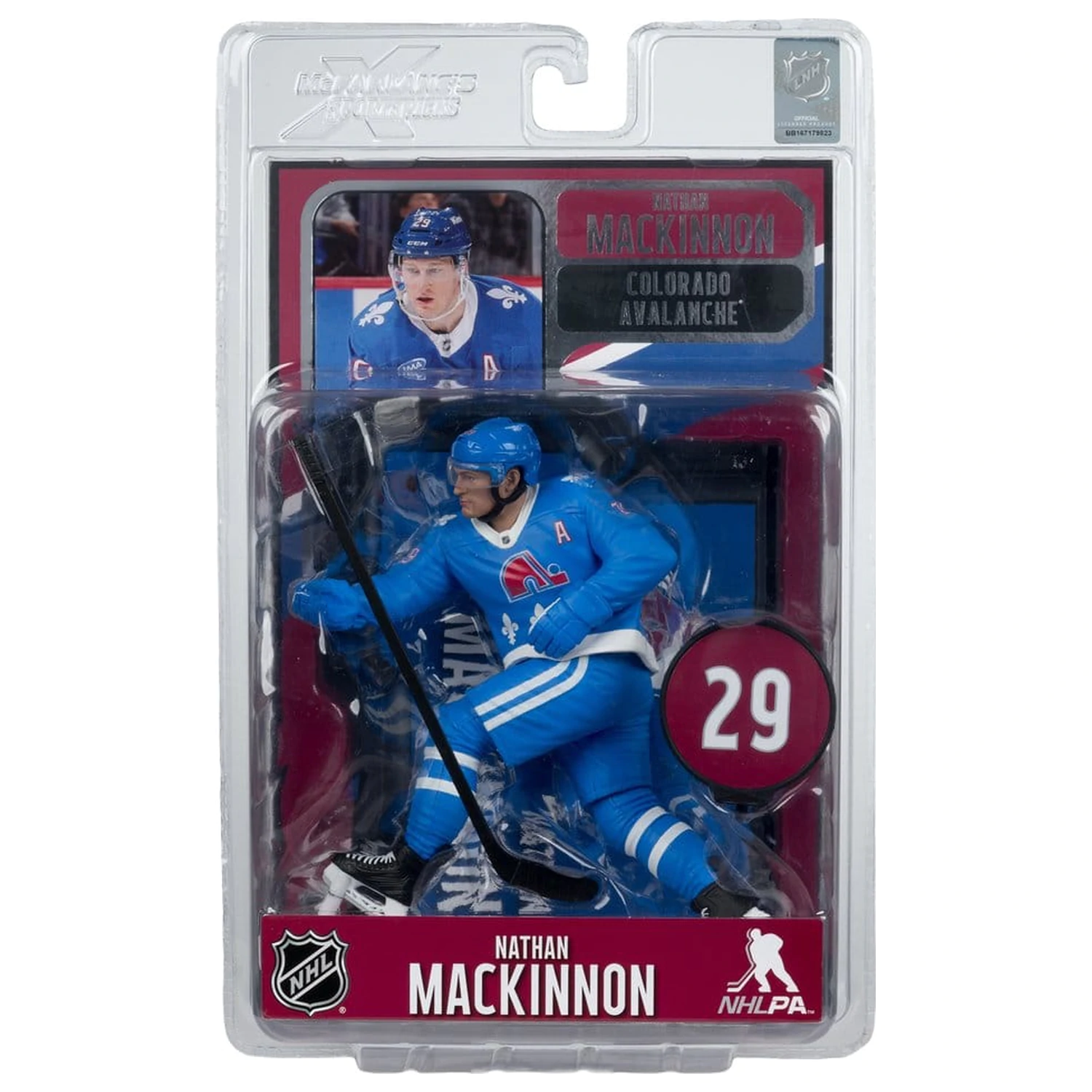 NHL McFarlane SportsPicks figúrka Nathan MacKinnon (Quebec Nordiques Retro) 18 cm produktová fotografia