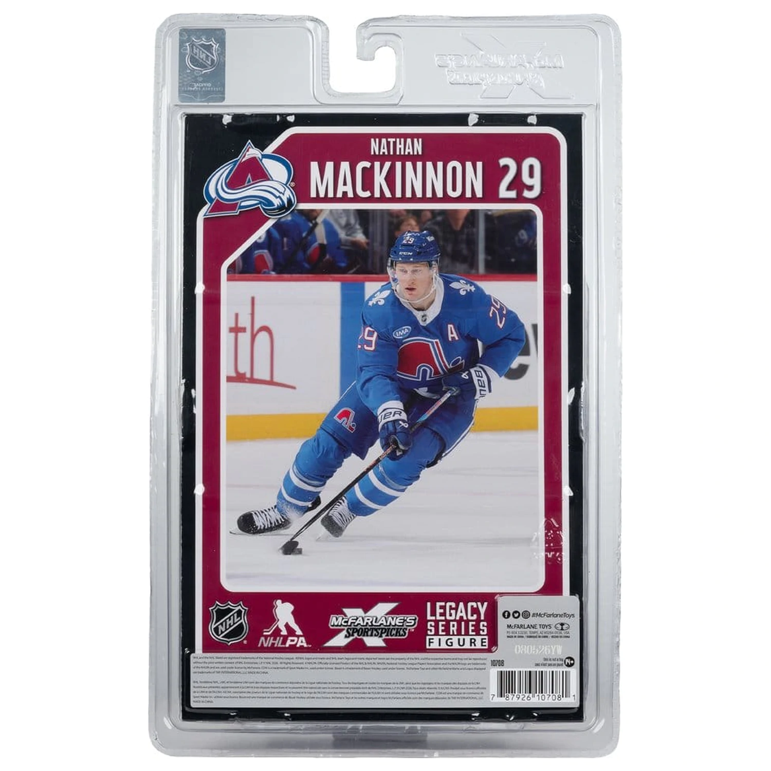 NHL McFarlane SportsPicks figúrka Nathan MacKinnon (Quebec Nordiques Retro) 18 cm produktová fotografia