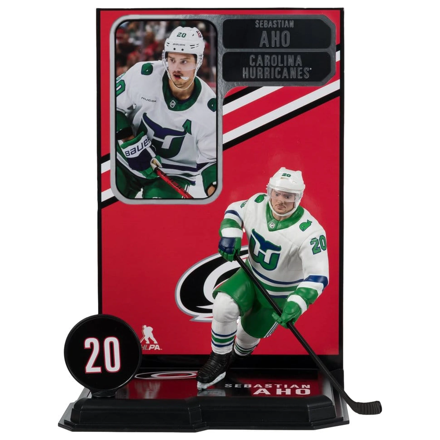 NHL McFarlane SportsPicks figúrka Sebastian Aho (Hartford Whalers Retro) 18 cm produktová fotografia
