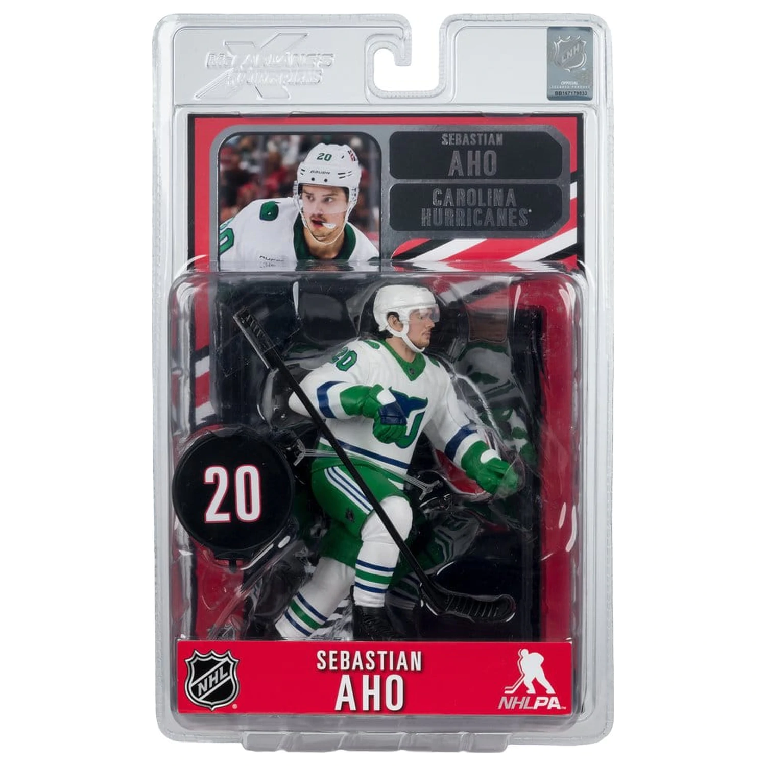 NHL McFarlane SportsPicks figúrka Sebastian Aho (Hartford Whalers Retro) 18 cm produktová fotografia