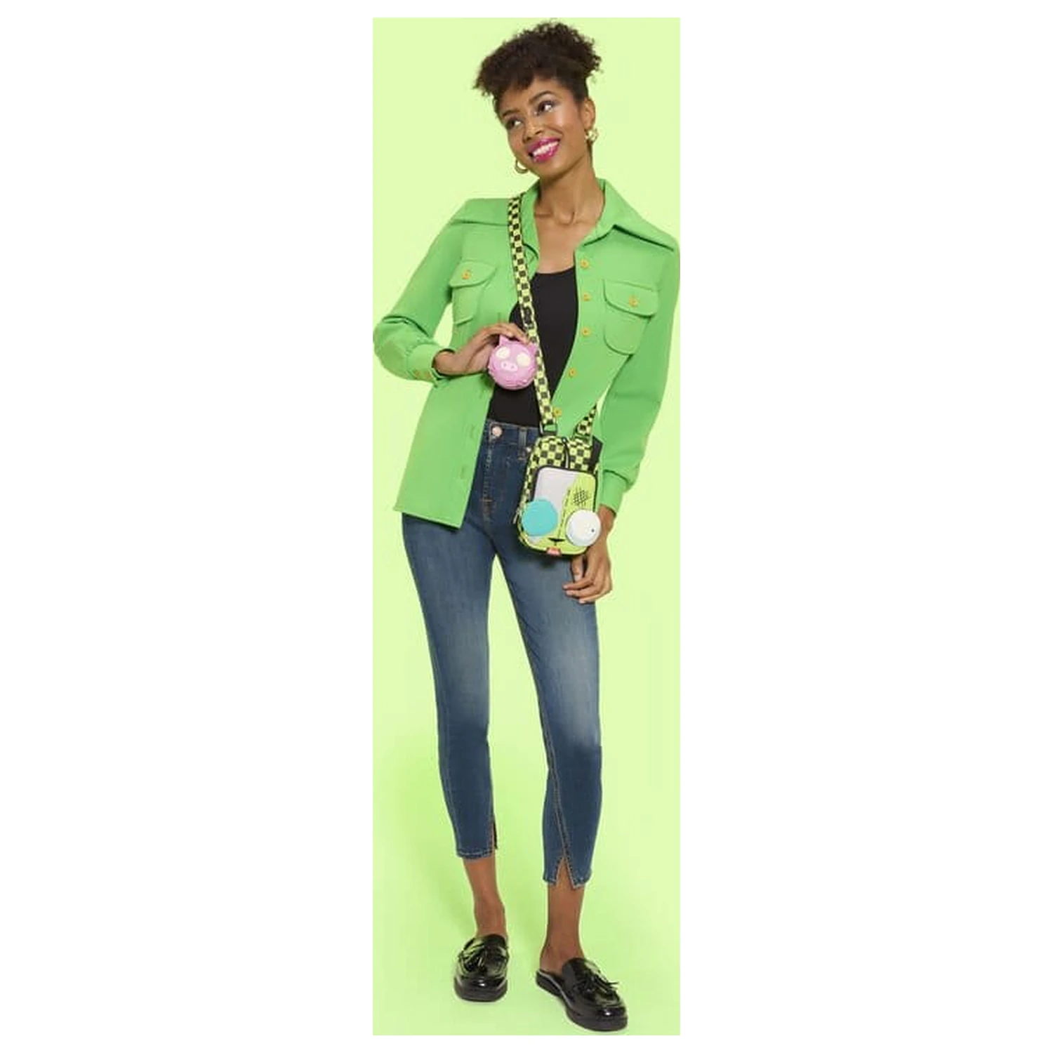 Nickelodeon by Loungefly Crossbody Invader Zim Gir puzdro na mobilný telefón produktová fotografia
