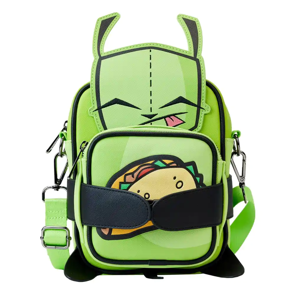 Nickelodeon by Loungefly Crossbody Invader Zim Gir Cosplay kabelka cez telo produktová fotografia