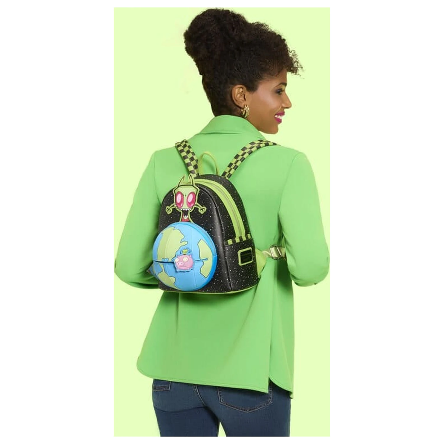 Nickelodeon by Loungefly Mini batoh Invader Zim Glow produktová fotografia