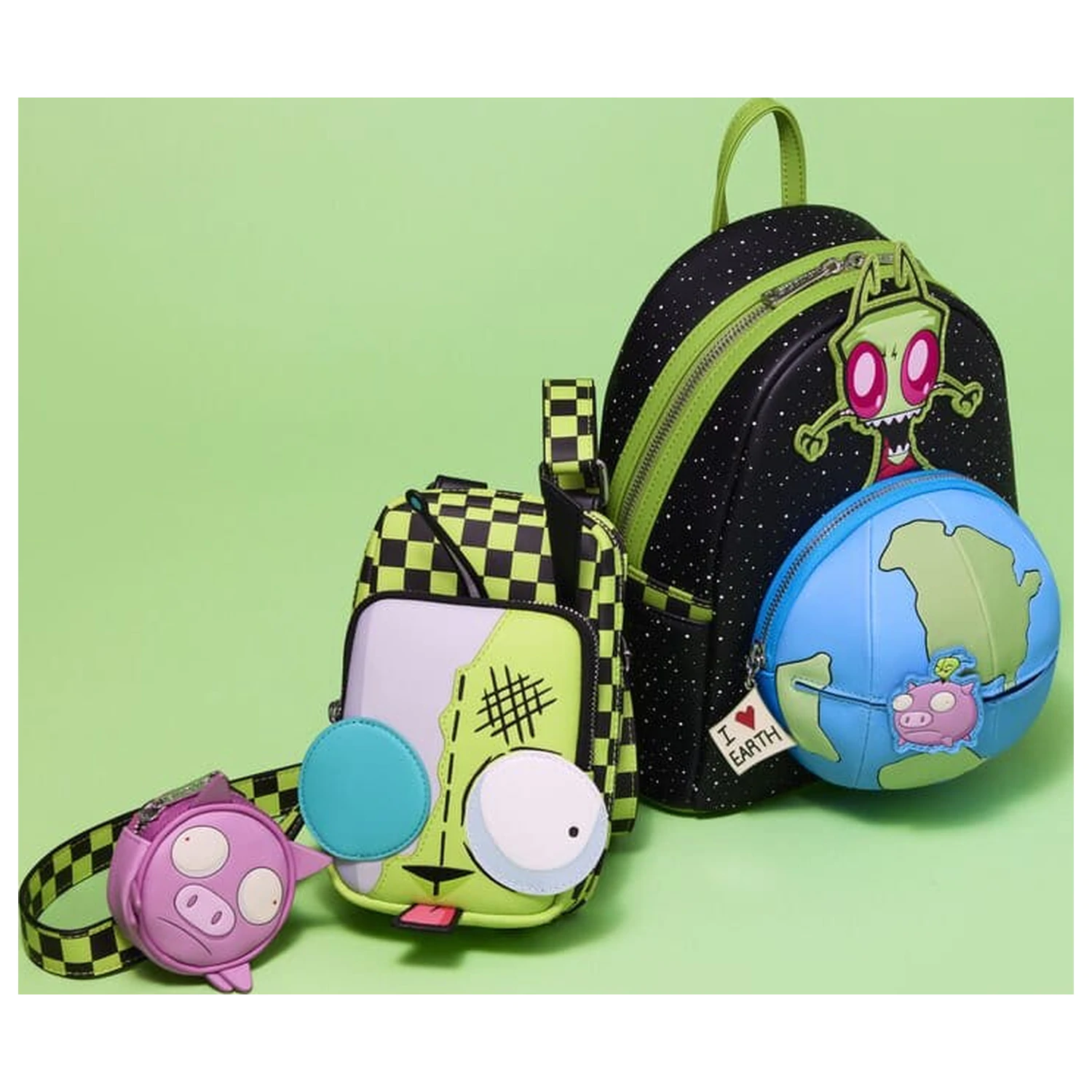 Nickelodeon by Loungefly Mini batoh Invader Zim Glow produktová fotografia