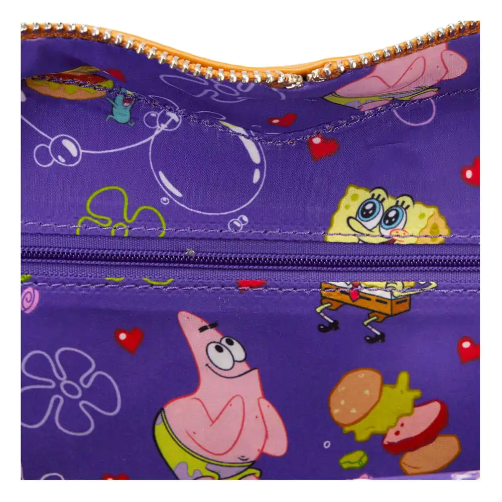 Nickelodeon by Loungefly Crossbody Spongebob Krabby Patty plyšová kabelka cez telo produktová fotografia