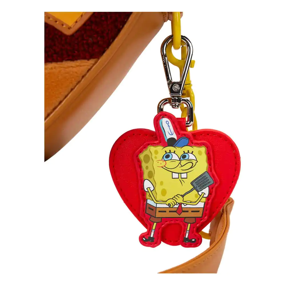 Nickelodeon by Loungefly Crossbody Spongebob Krabby Patty plyšová kabelka cez telo produktová fotografia